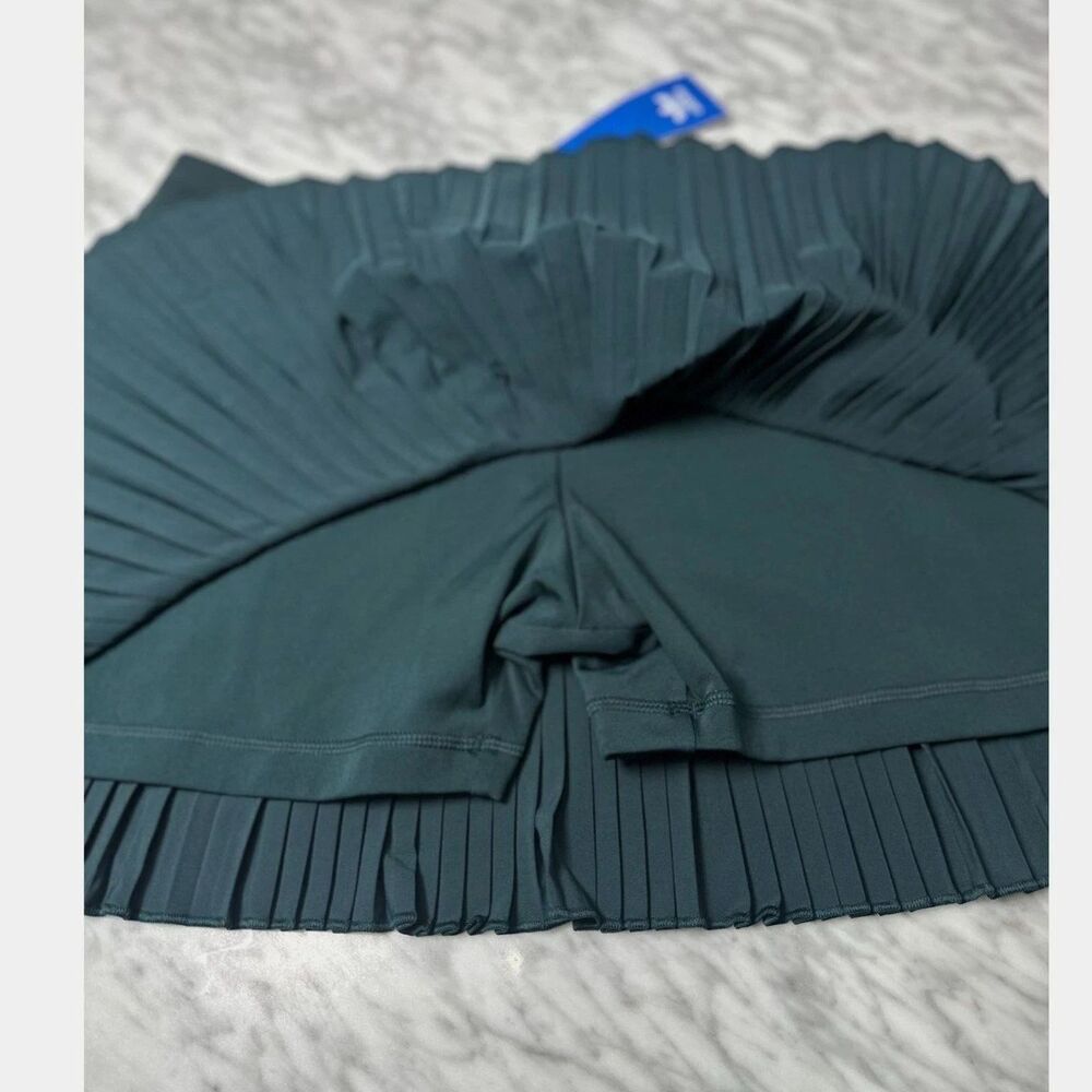 adidas Tennis Pro climacool Pleated Tennis Skirt Green JM4731 Women’s Medium NEW - Picture 7 of 16